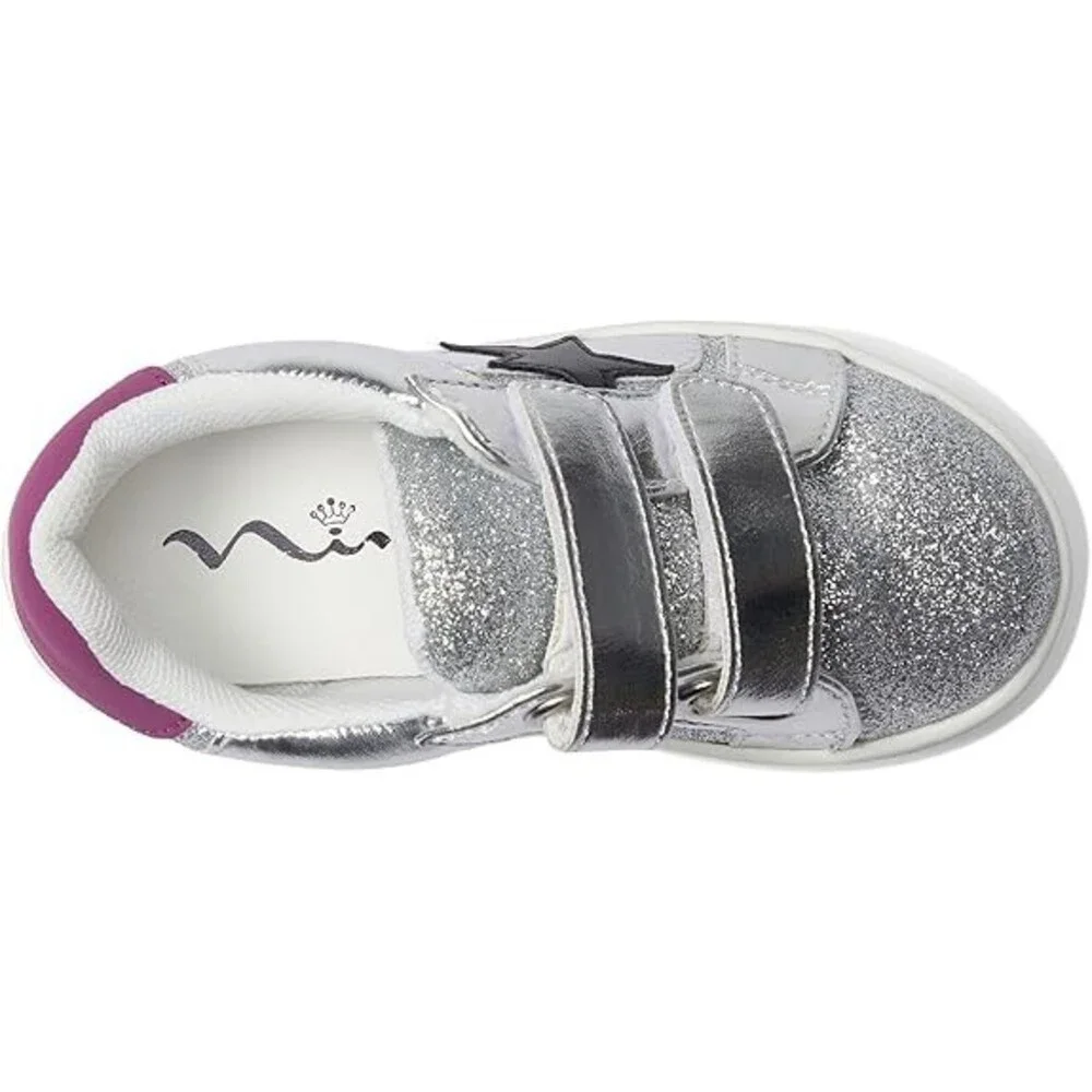 Nina Evon-T Sneakers Toddler US 11 Silver Metallic Low Top Lifestyle Shoes RG218